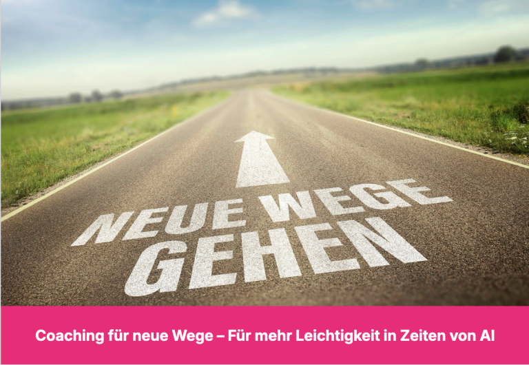 Coaching für den Umgang mit AI. Handlungsfähig bleiben in Phasen der Veränderung